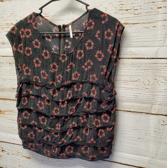 Anthropologie Free People Floral Top - Picture 2 of 5